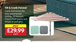 Aldi Tilt & Crank Parasol offer