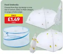Aldi Food Umbrella offer