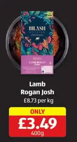 Aldi Lamb Rogan Josh offer