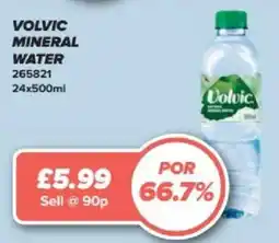 Bestway Volvic mineral water offer