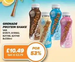 Bestway Grenade protein shake offer
