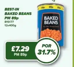 Bestway Best-in baked beans offer