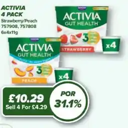 Bestway Activia 4 pack offer