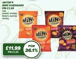 Bestway Jacob's mini cheddars offer