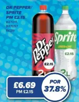 Bestway Dr. Pepper/ Sprite offer