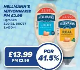 Bestway Hellmann's mayonnaise offer