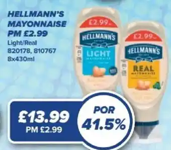 Bestway Hellmann's mayonnaise offer
