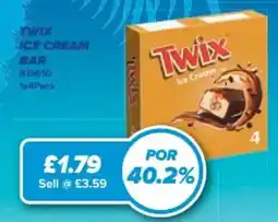 Bestway Twix ice cream bar offer