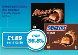 Bestway Mars/ Snickers ice cream offer
