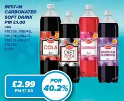 Bestway Best-In carbonated soft drink offer
