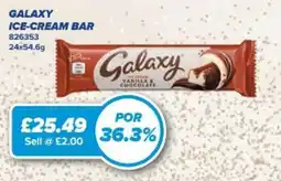 Bestway Galaxy ice-cream bar offer