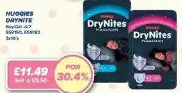 Bestway Huggies drynite offer