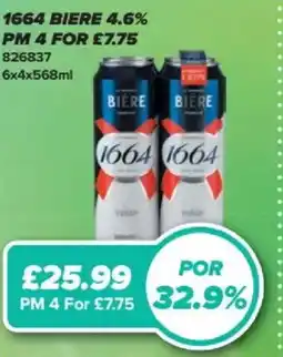 Bestway 1664 Biere 4.6% offer