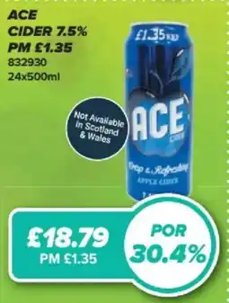 Bestway Ace Cider 7.5% offer