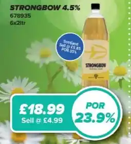 Bestway Strongbow 4.5% offer