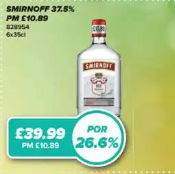 Bestway Smirnoff 37.5% offer