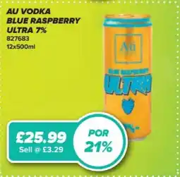 Bestway AU Vodka blue raspberry ultra 7% offer