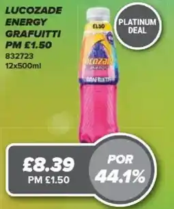 Bestway Lucozade energy grafuitti offer