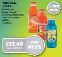 Bestway TROPICAL VIBES Fruit Punch/ Mango Carrot/ Lemonade Ocean Blue offer