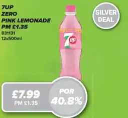 Bestway 7UP Zero pink lemonade offer