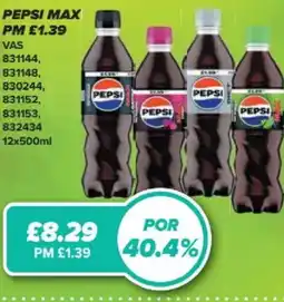 Bestway PEPSI Max offer