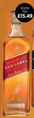 Bestway Johnnie Walker Red Label offer
