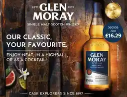 Bestway Glen Moray Single Malt Scotch Whisky offer