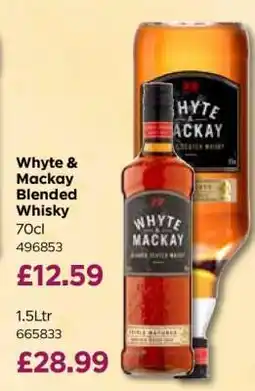 Bestway Whyte & Mackay Blended Whisky 70cl offer
