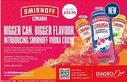 Bestway Smirnoff Vodka Crush offer