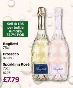 Bestway Baglietti Prosecco & Sparkling Rosé offer