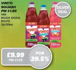 Bestway Vimto squash offer