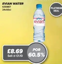 Bestway EVIAN Water offer