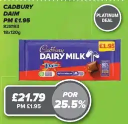 Bestway CADBURY Daim offer