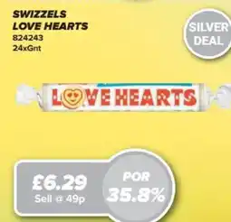 Bestway SWIZZELS Love hearts offer
