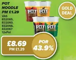Bestway POT NOODLE offer
