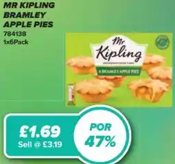 Bestway MR KIPLING Bramley apple pies offer