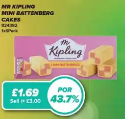 Bestway MR KIPLING Mini battenberg cakes offer