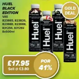 Bestway HUEL Black edition offer