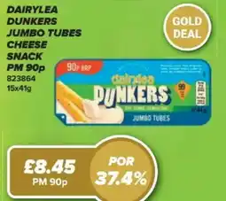 Bestway DAIRYLEA Dunkers jumbo tubes cheese offer