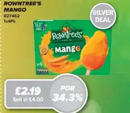 Bestway ROWNTREE'S Mango offer