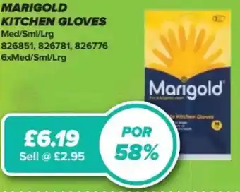 Bestway MARIGOLD Kitchen gloves offer