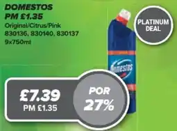 Bestway DOMESTOS Original/Citrus/Pink offer