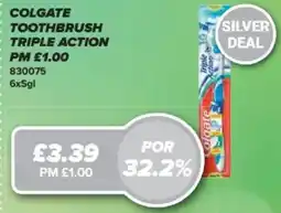 Bestway COLGATE Toothbrush triple action offer