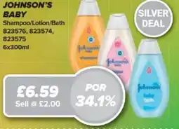 Bestway JOHNSON'S BABY hampoo/Lotion/Bath offer