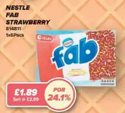 Bestway Nestle fab strawberry offer