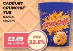 Bestway CADBURY Crunchie tub offer