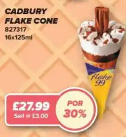 Bestway CADBURY Flake cone offer