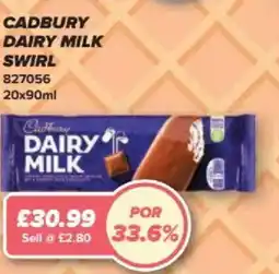 Bestway CADBURY Dairy milk swirl offer