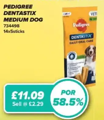 Bestway PEDIGREE Dentastix medium dog offer