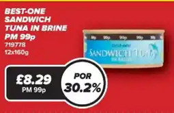Bestway Best-one sandwich tuna in brine offer